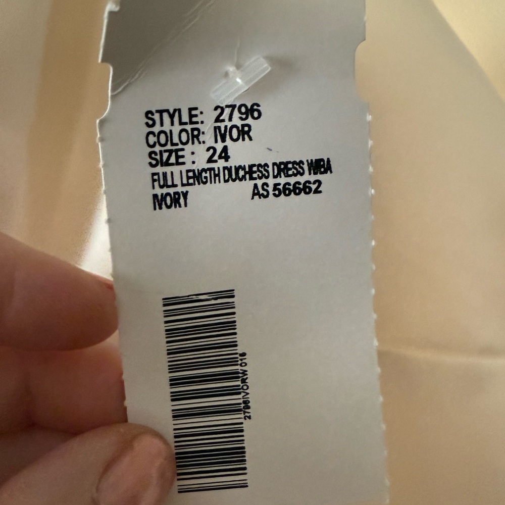 Dessy Collection Ivory Duchess Dress